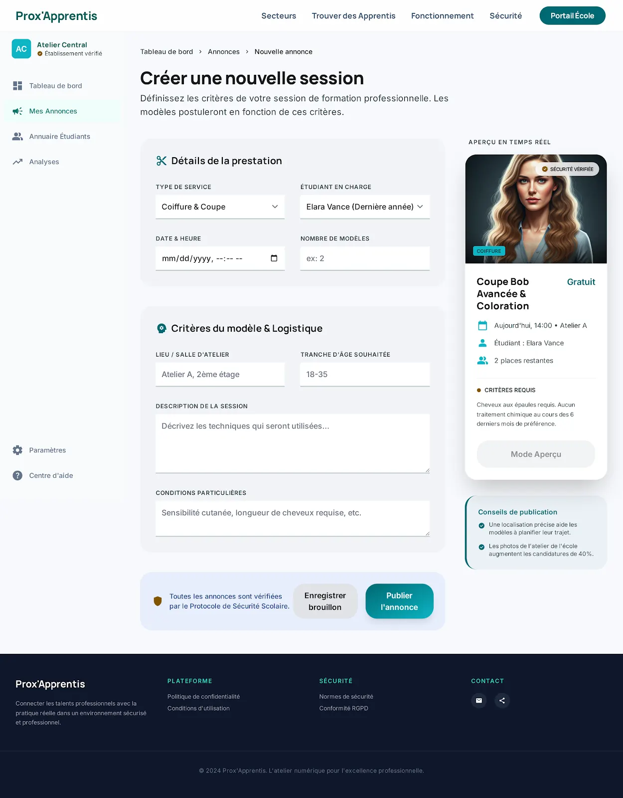 EdTech, écran 2