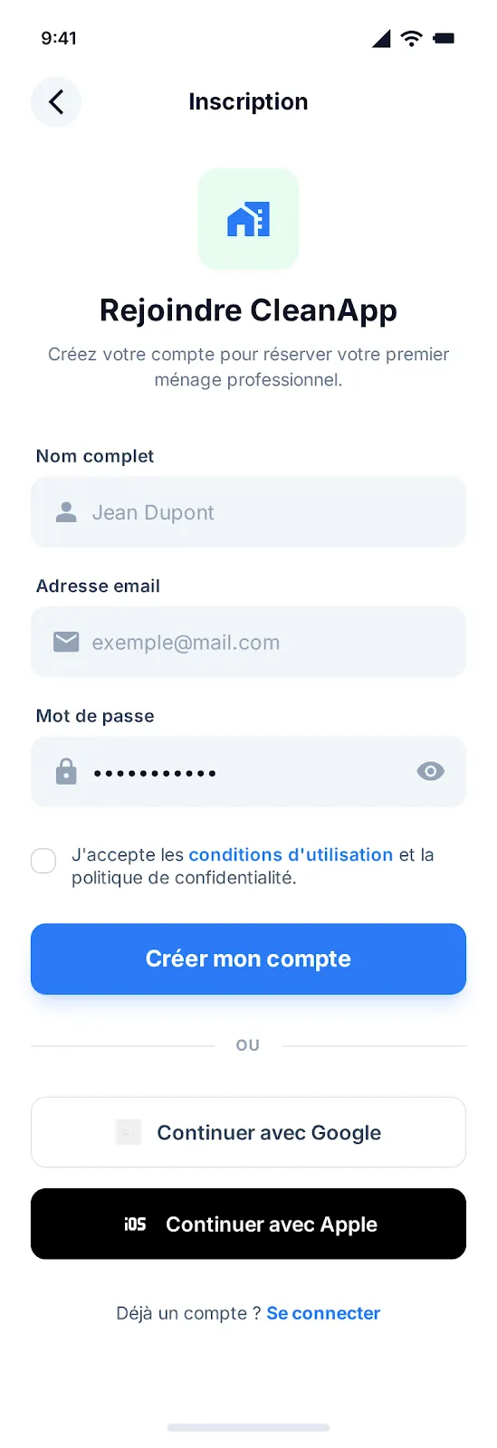 Ménage à domicile, écran 6